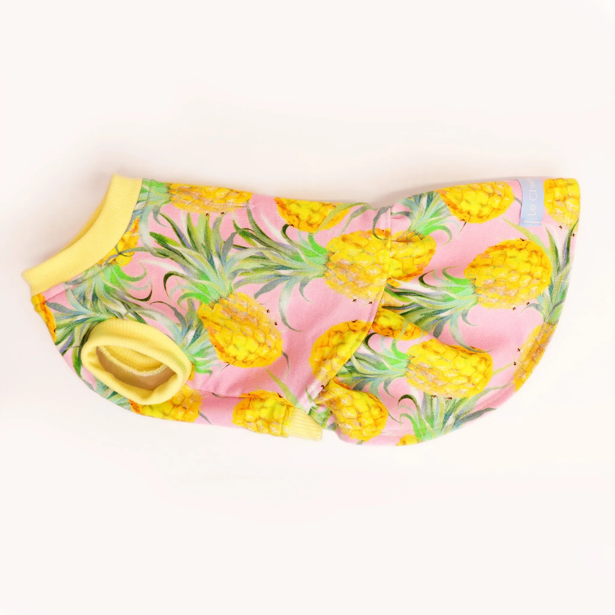 Pineapple Sleeveless Dress - Pink