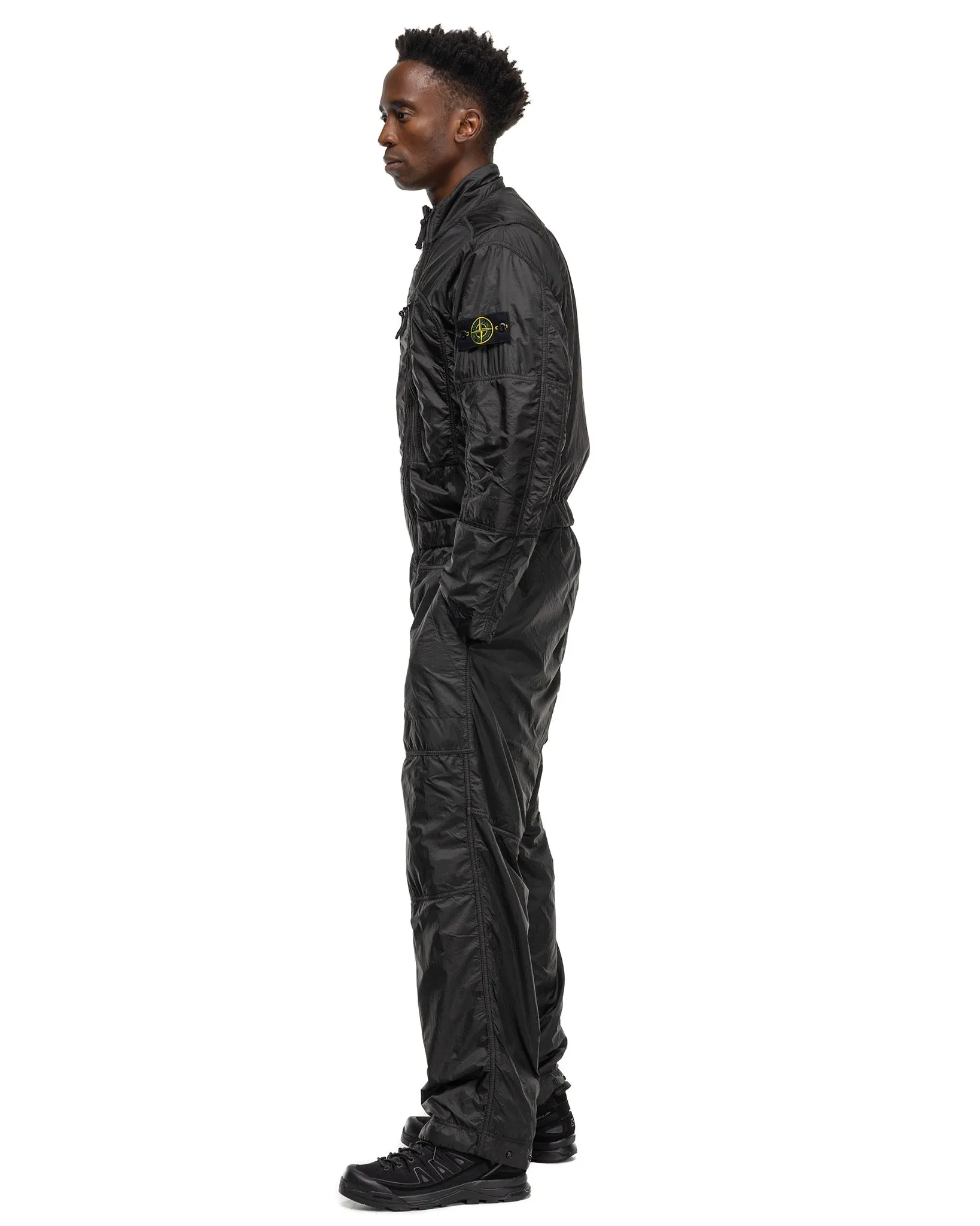 Resin Coated Heavy Nylon Jump Suit Lead Grey