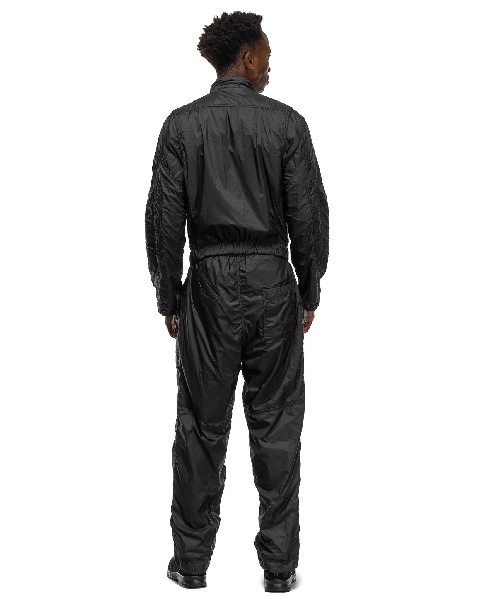 Resin Coated Heavy Nylon Jump Suit Lead Grey