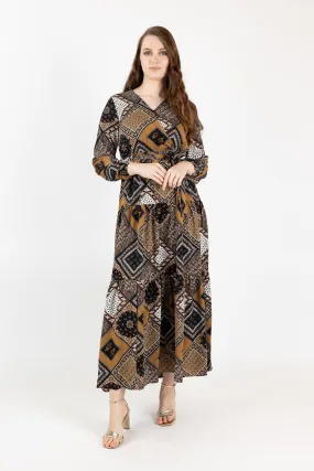 Roxanne Print Maxi Dress