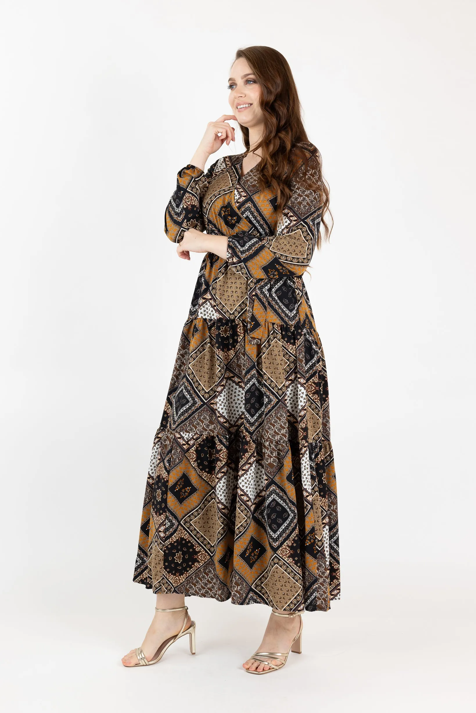 Roxanne Print Maxi Dress