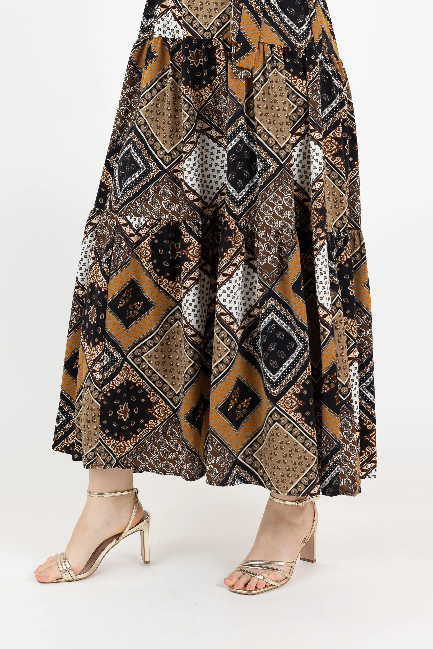 Roxanne Print Maxi Dress