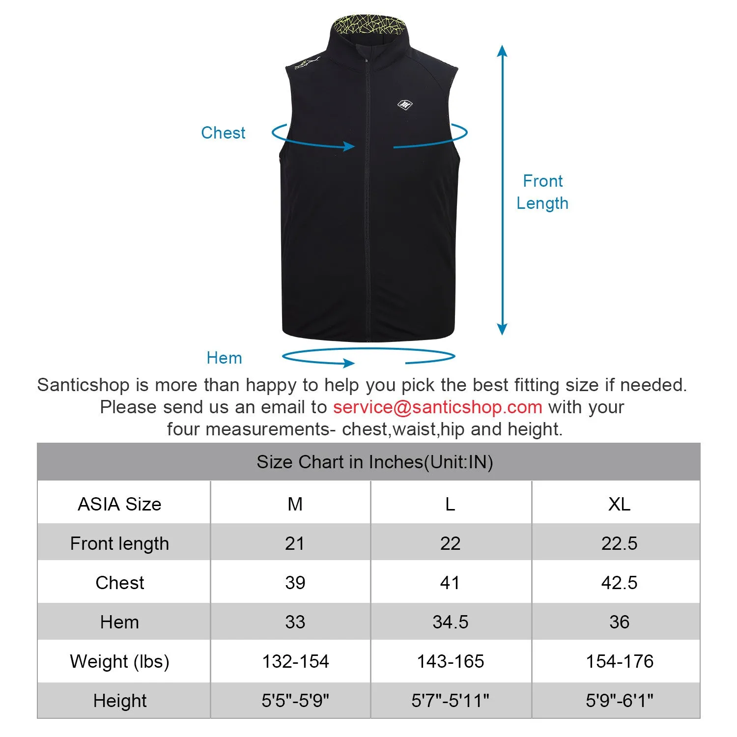 Santic Sommer Men Vest Sleeveless