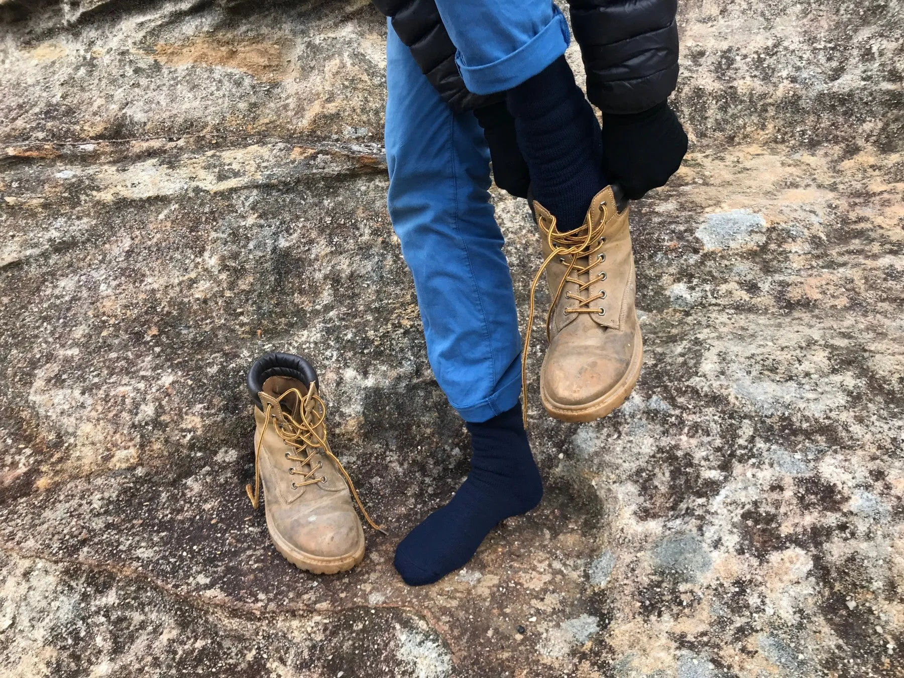Stockman Work Socks in Navy - Aussie Made