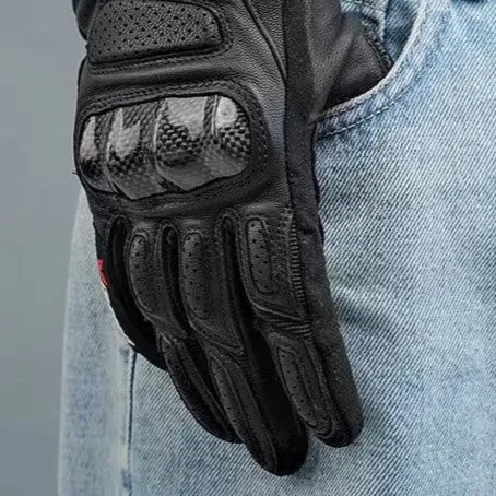SUMMER CARBON RIDING GLOVES VESUVO