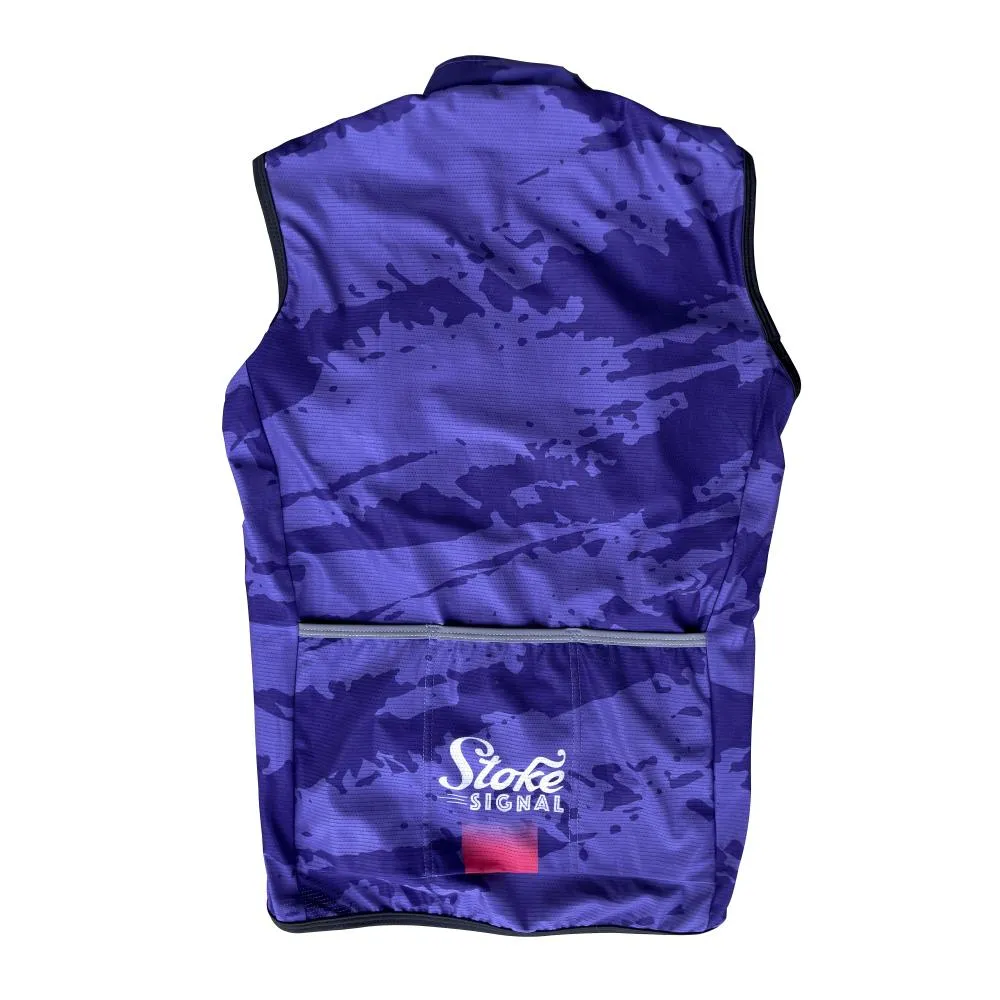 The Wind Vest - Purple Camo**