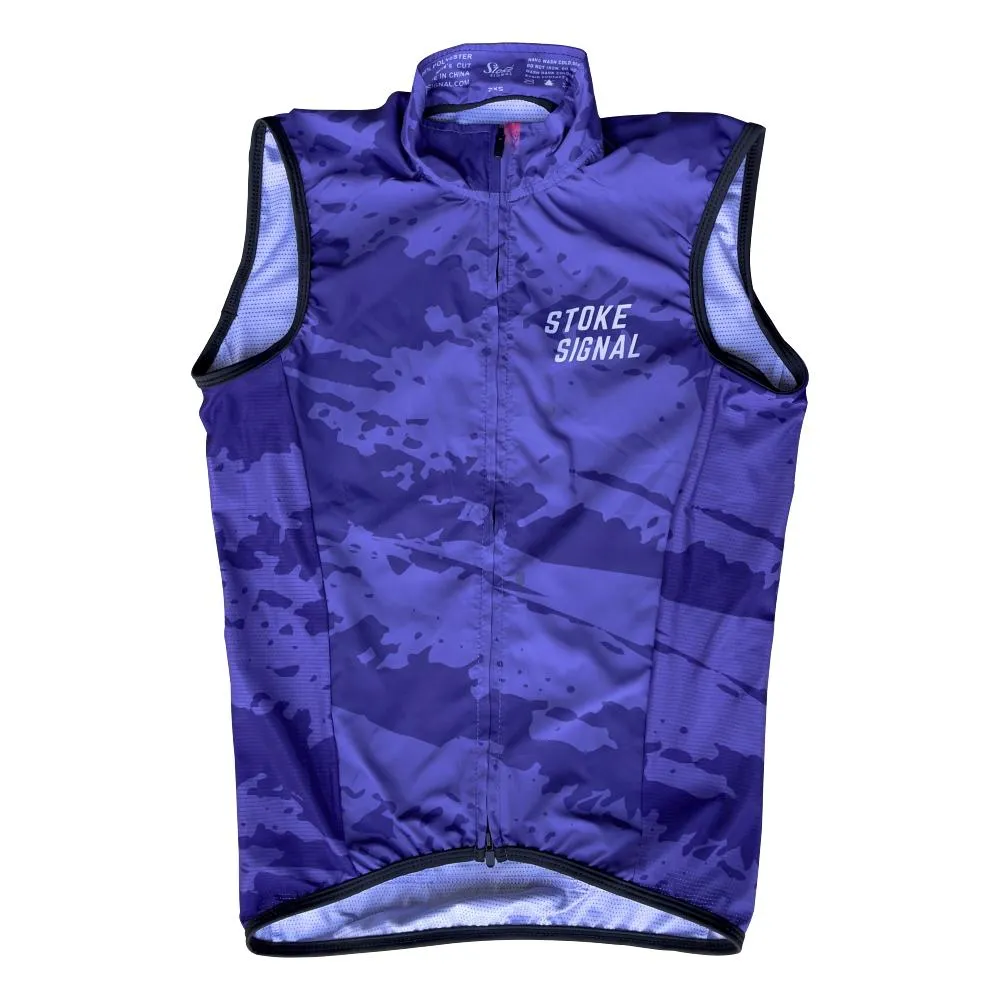 The Wind Vest - Purple Camo**