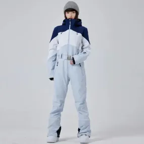 Women's Winter Snow Jumpsuit Hooded Snowwear